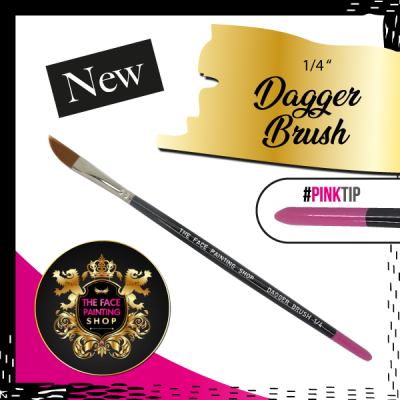 The Face Painting Shop 1-4 Inch Dagger Brush The Face Painting Shop 1-4 Inch Dagger Brush
